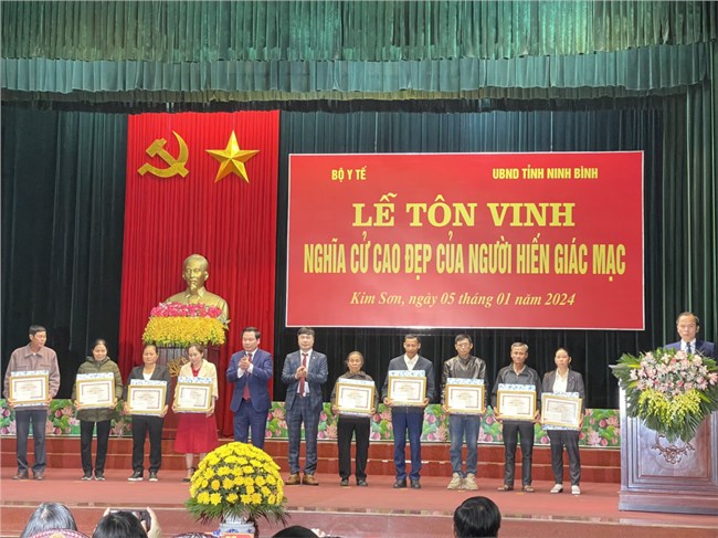 Lan tỏa cuộc vận động hiến giác mạc  từ cách làm hay ở huyện Kim Sơn  tỉnh Ninh Bình (PS 11/01/2024)
